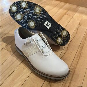 FootJoy White Leather Golf Shoes